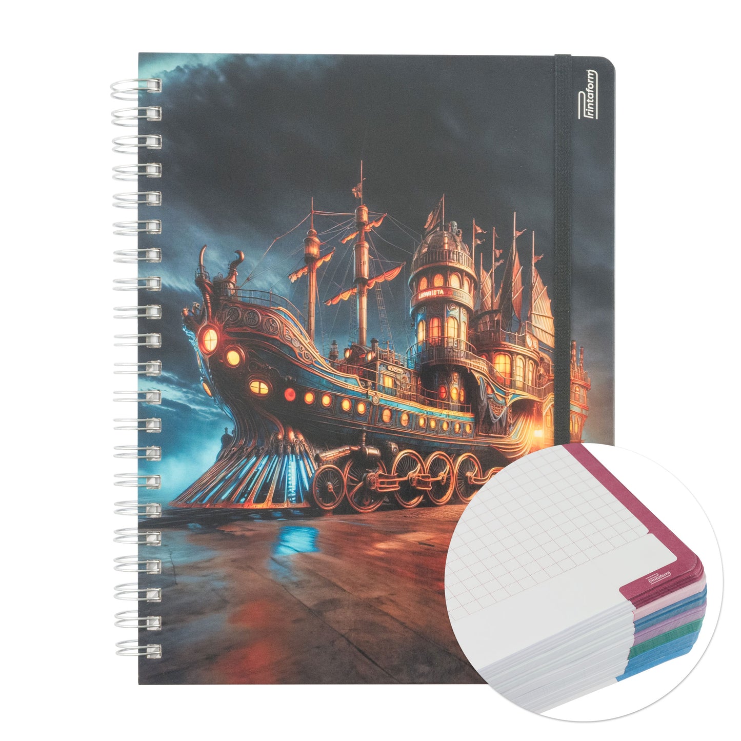 Libreta Profesional Universitaria Julio Verne 200h Rayado Cornell