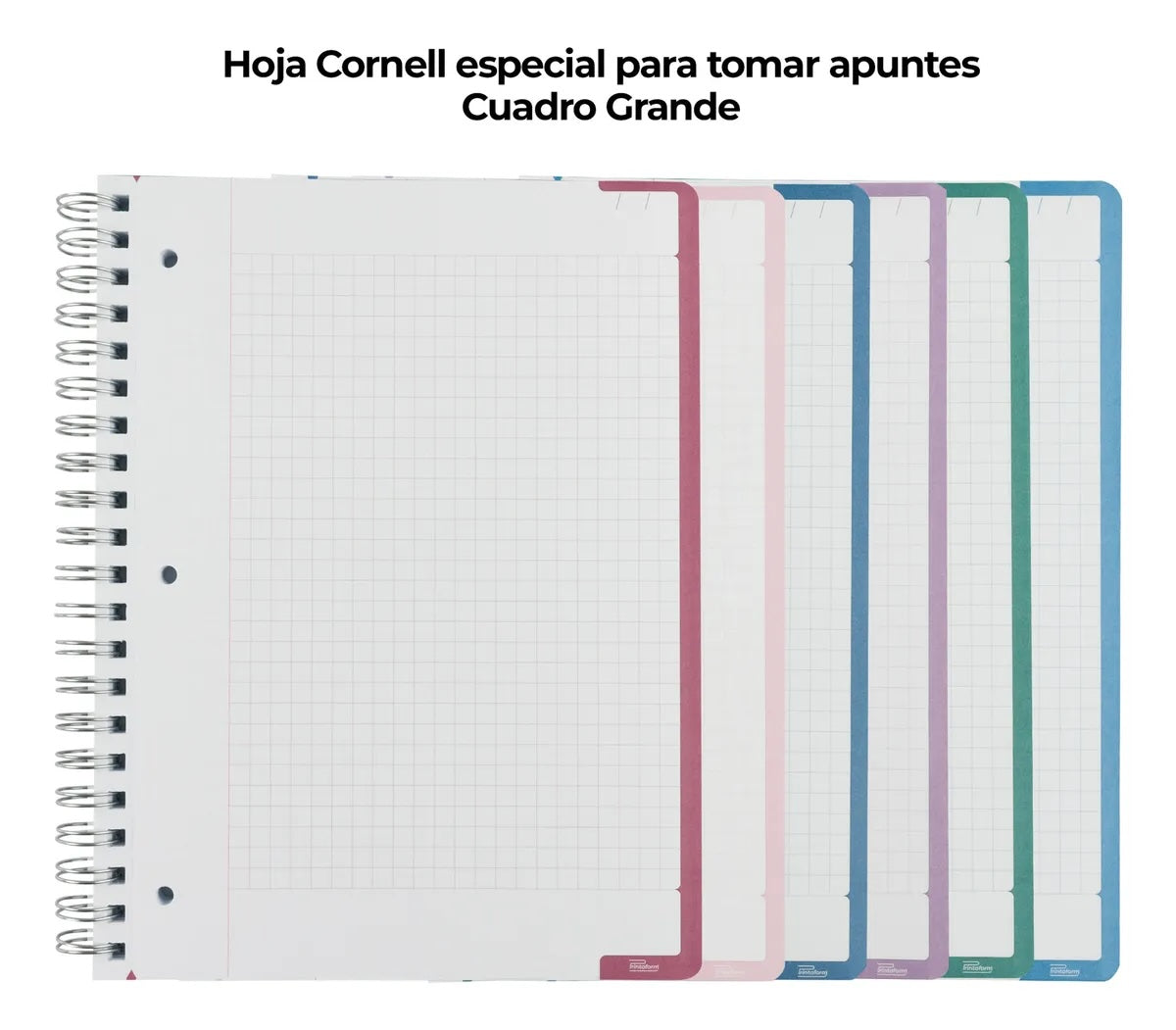 Libreta Profesional Universitaria Arcoíris Mediterránea, 200h Rayado Cornell
