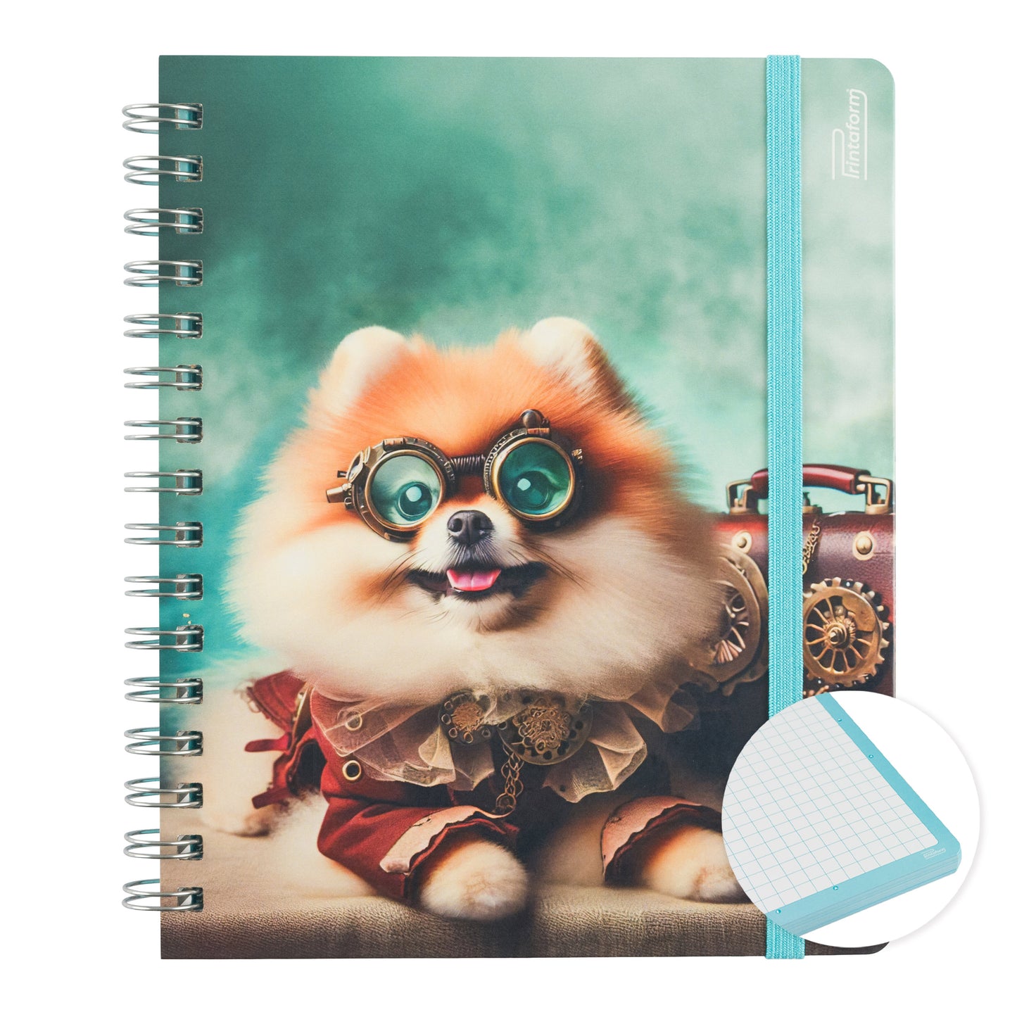 Libreta Mascotas Book, pasta dura, 100 hojas