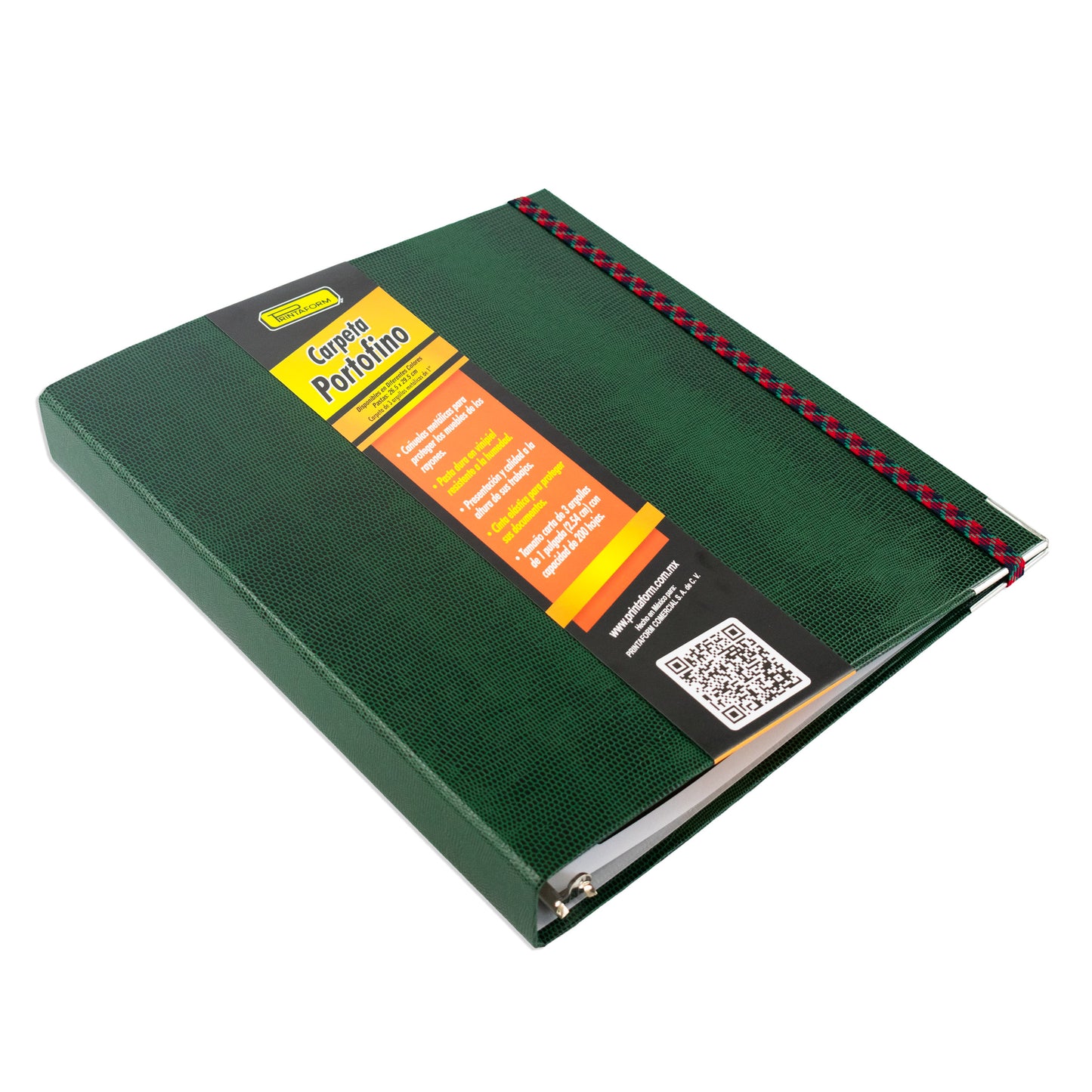 Carpeta Portofino Cobra 1" lomo cuadrado
