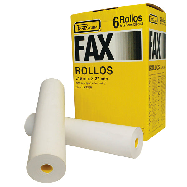 Rollo FAX306 (caja c/6 piezas)