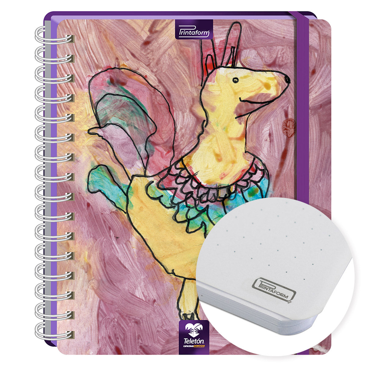 Libreta Teletón Book Pasta Dura