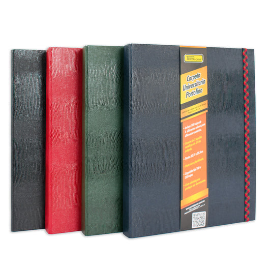 Carpeta Portofino Universitaria Cobra 3/4"