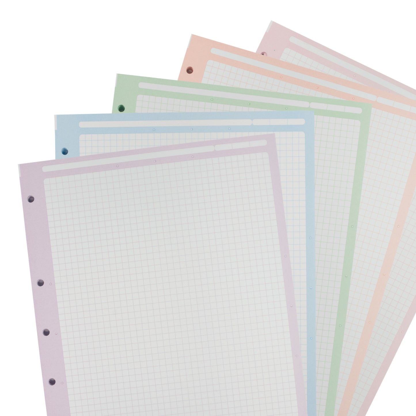 Repuestos para Carpeta Arcoíris Pastel 200 hojas
