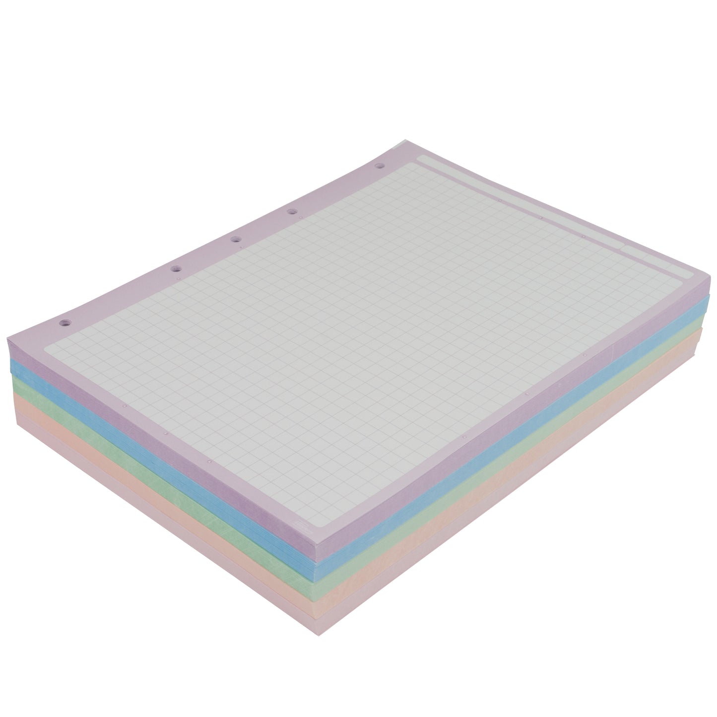 Repuestos para Carpeta Arcoíris Pastel 500 hojas