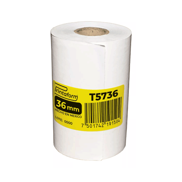 Pack de 12 Rollos Térmicos 56mm x 16m, RT5736