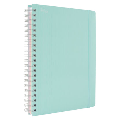 Libreta Universitaria Arcoiris Pastel, Profesional pasta dura, 200 hojas