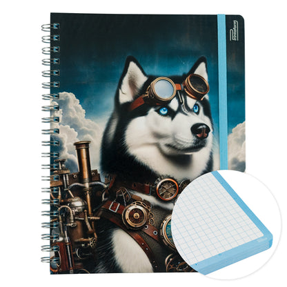 Libreta Mascotas Profesional pasta dura, 100 hojas