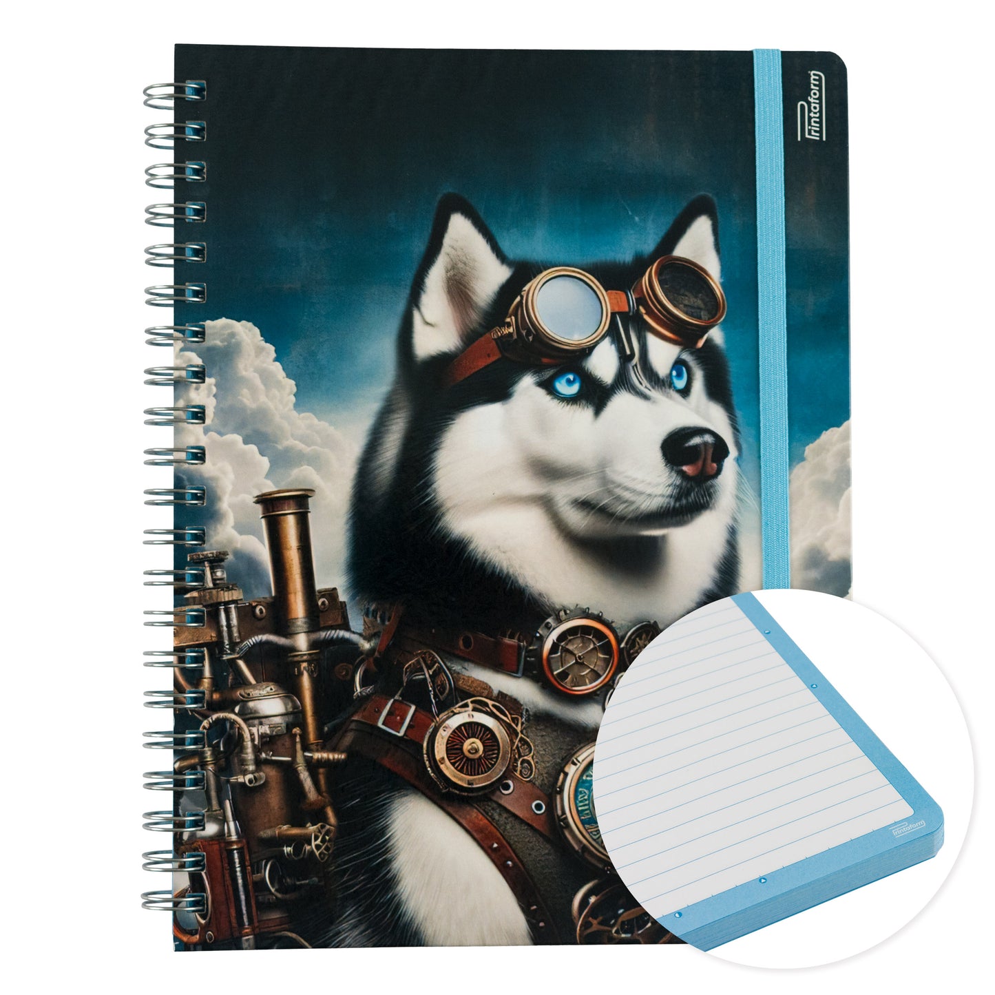 Libreta Mascotas Profesional pasta dura, 100 hojas