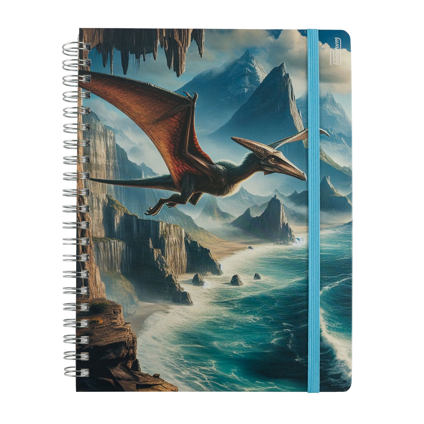 Libreta Universitaria Dinosaurios Profesional 200h Rayado Cornell