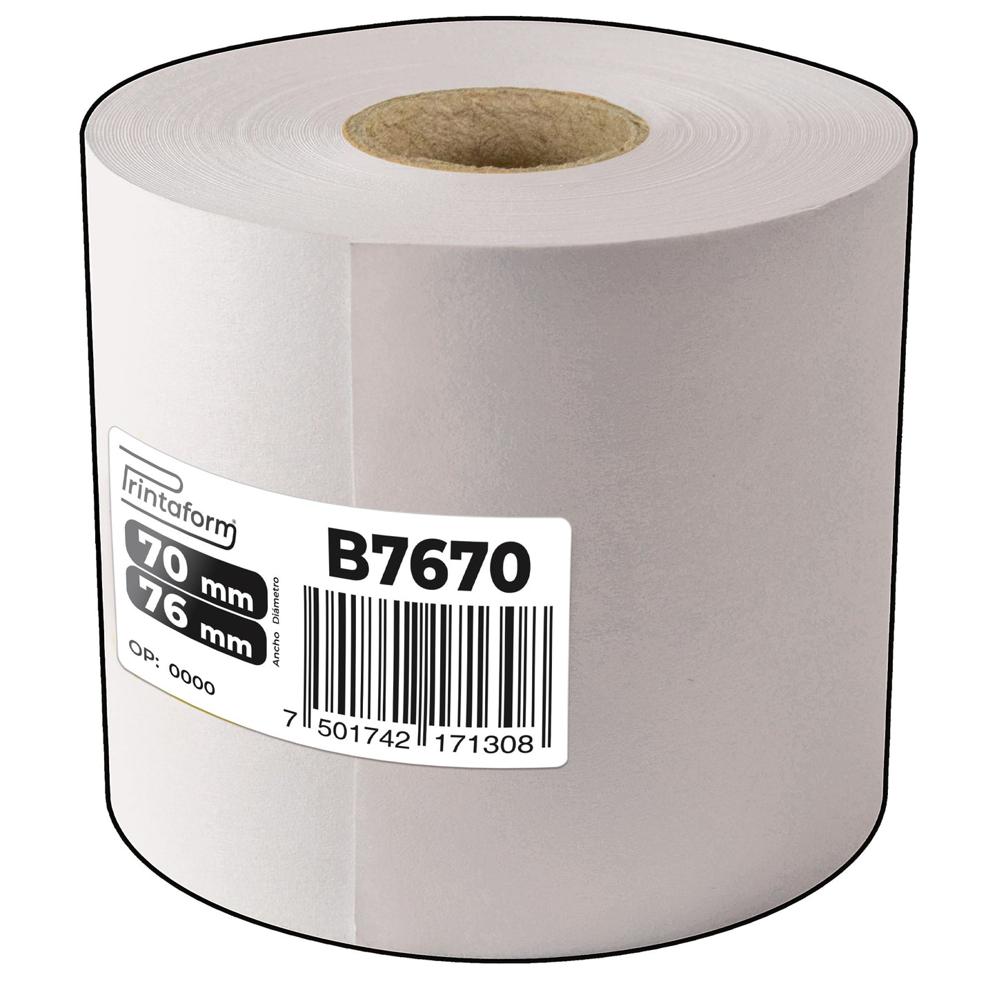 Rollo Bond Satinado 76mm x 30m, B7670