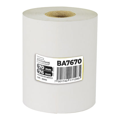 Rollo Bond Autocopiante 76mm x 20m, BA7670