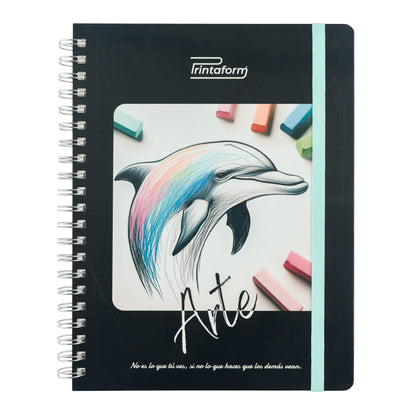 Libreta para Dibujo Tamaño Profesional, Pasta Dura 60 hojas