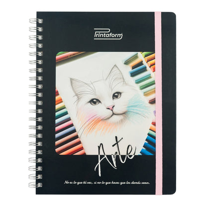 Libreta para Dibujo Tamaño Profesional, Pasta Dura 60 hojas