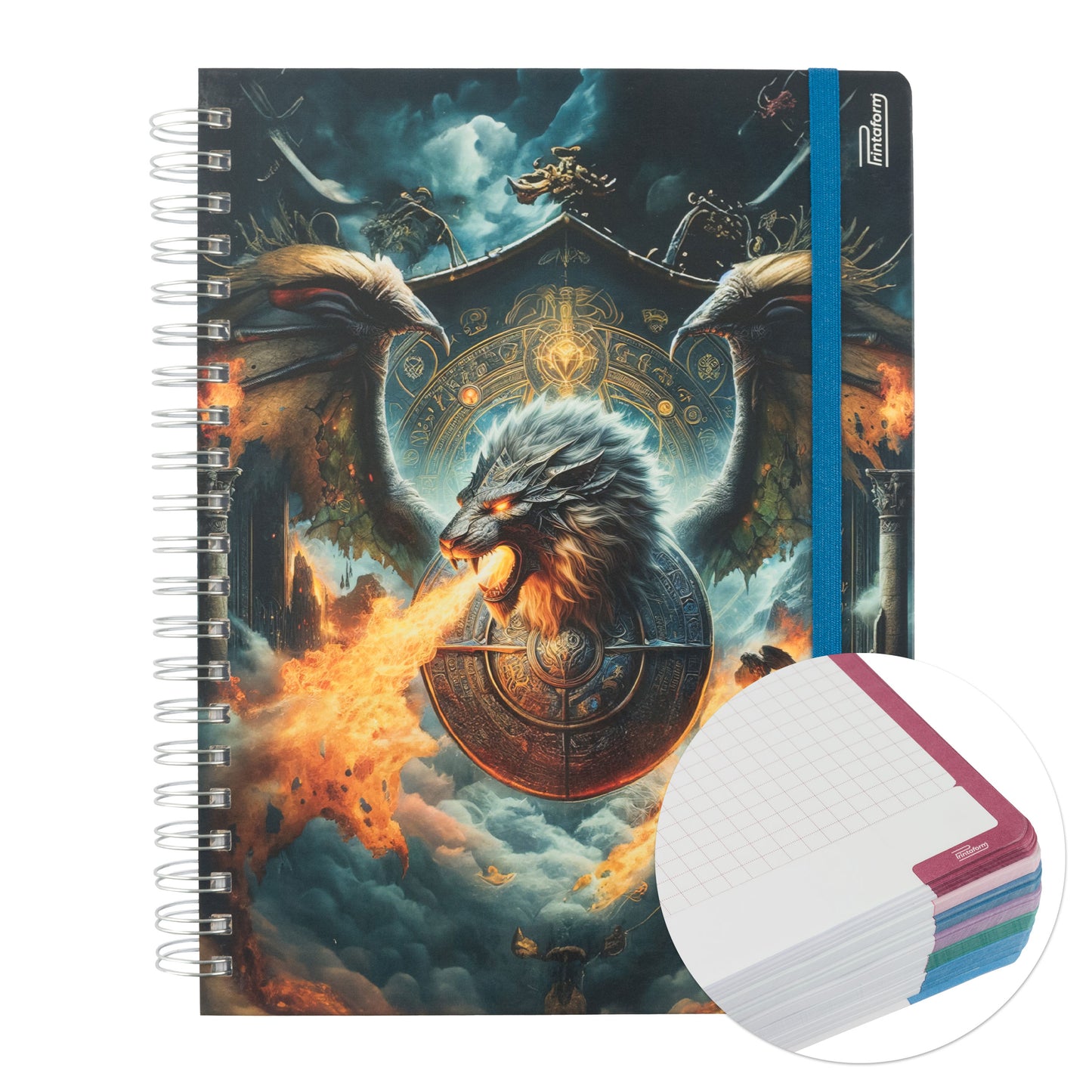 Libreta Profesional Universitaria Mítica 200h Rayado Cornell