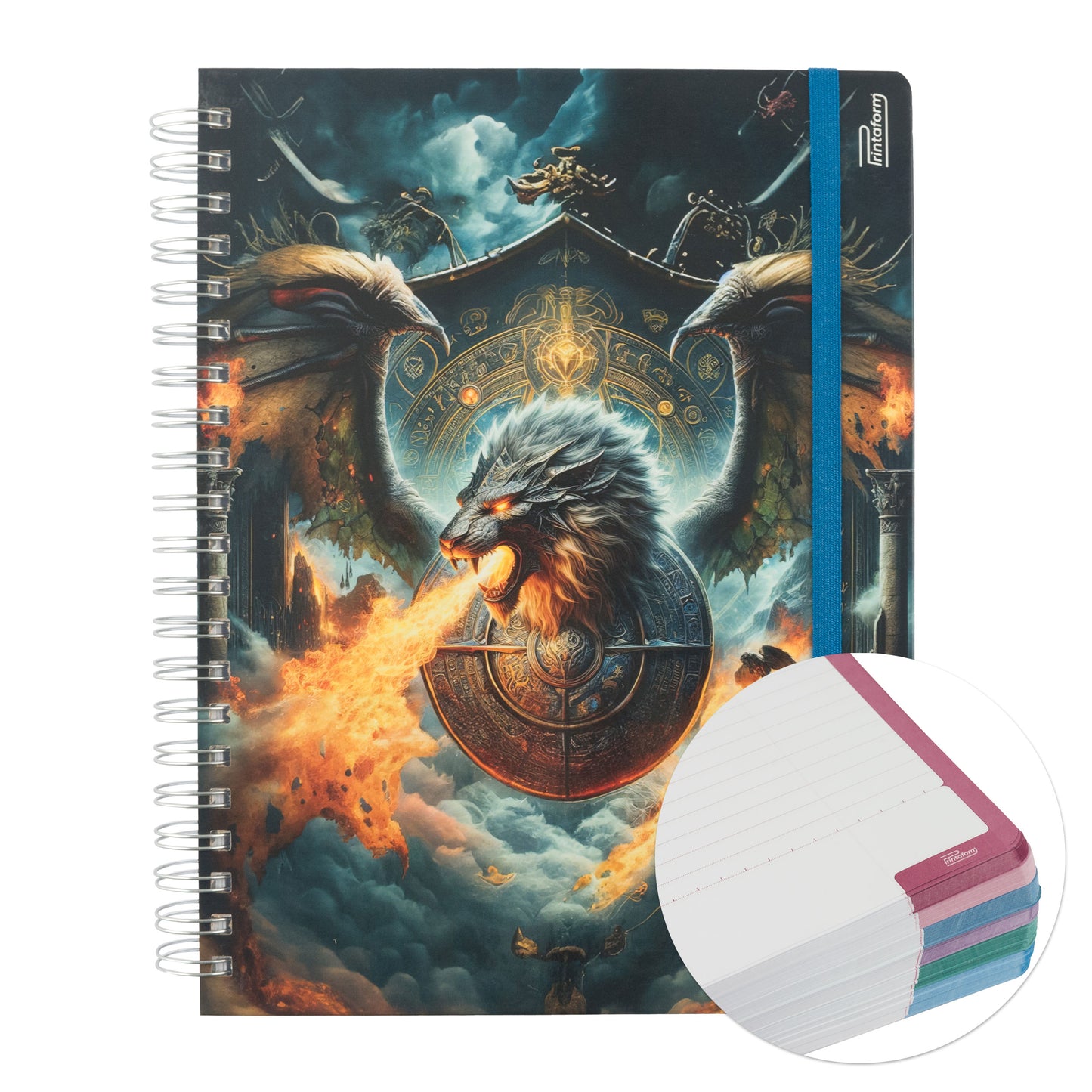 Libreta Profesional Universitaria Mítica 200h Rayado Cornell