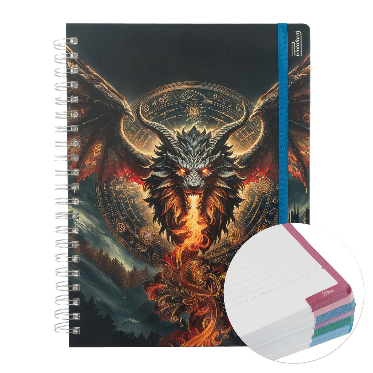 Libreta Profesional Universitaria Mítica 200h Rayado Cornell