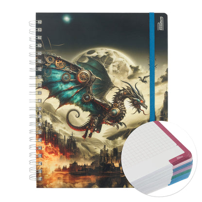 Libreta Profesional Universitaria Mítica 200h Rayado Cornell