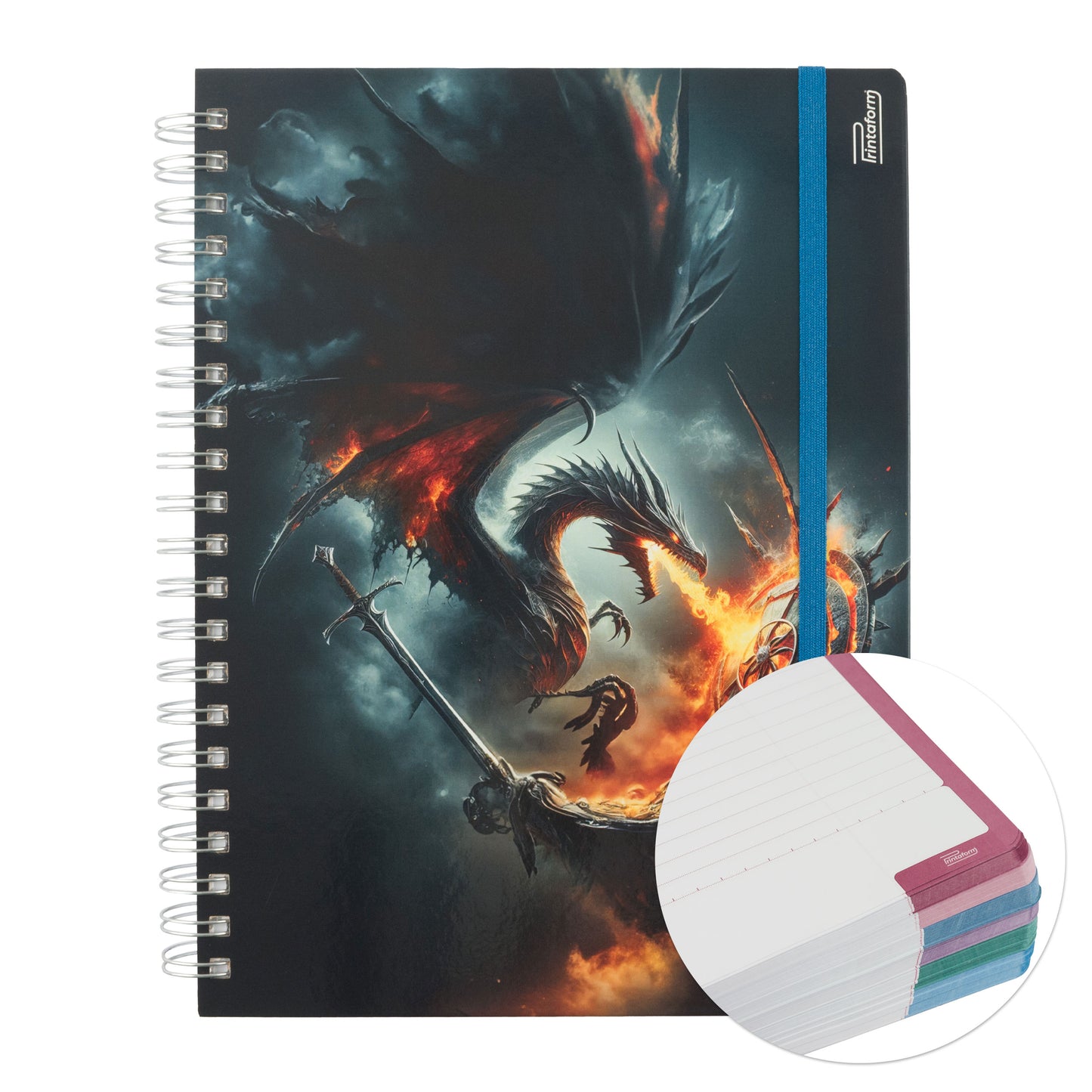 Libreta Profesional Universitaria Mítica 200h Rayado Cornell