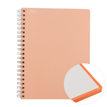 Libreta Multicolor Profesional Pastel Semirrigida, 100 hojas