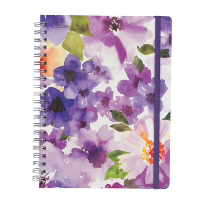 Libreta Floral Profesional pasta dura,100 hojas