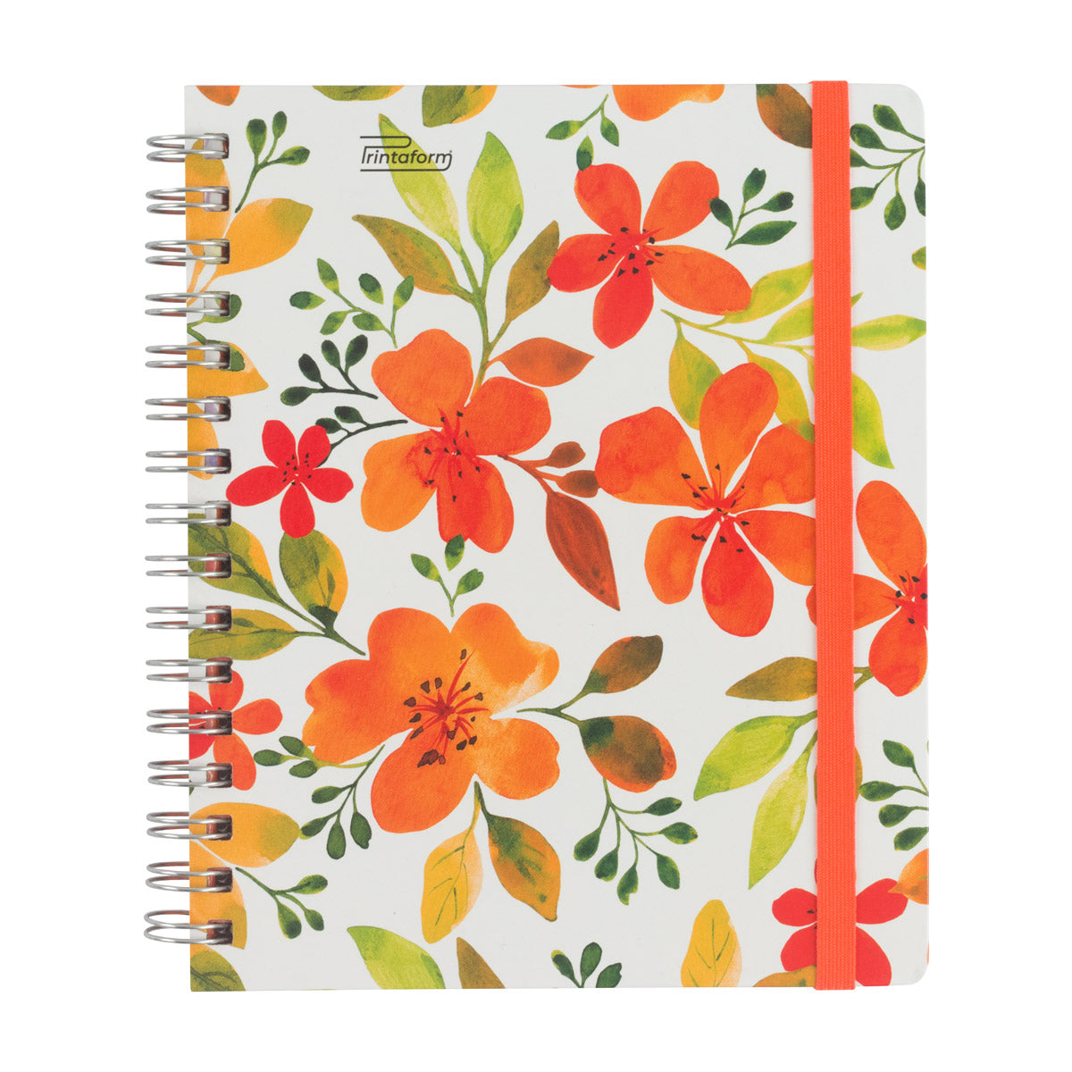 Libreta Floral Book pasta dura, 100 hojas