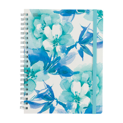 Libreta Floral Profesional pasta dura,100 hojas