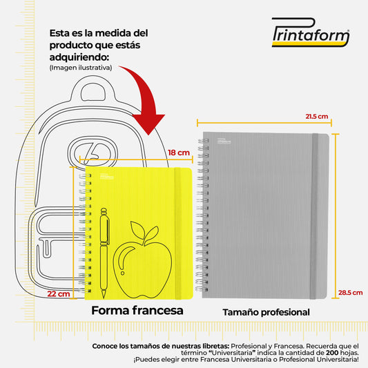 Libreta Book Floral pasta dura, 100 hojas