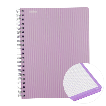 Libreta Multicolor Profesional Pastel Semirrigida, 100 hojas