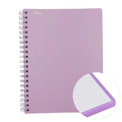 Libreta Multicolor Profesional Pastel Semirrigida, 100 hojas