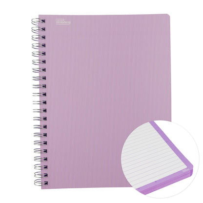 Libreta Multicolor Profesional Pastel Semirrigida, 100 hojas