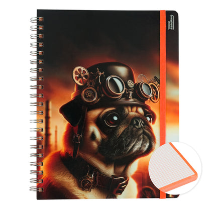 Libreta Mascotas Profesional pasta dura, 100 hojas