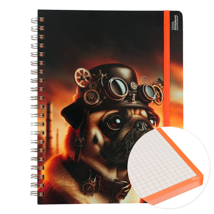 Libreta Mascotas Profesional pasta dura, 100 hojas