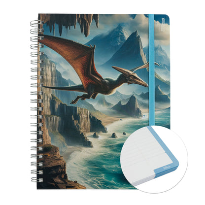 Libreta Profesional Dinosaurios, 100h Rayado Cornell