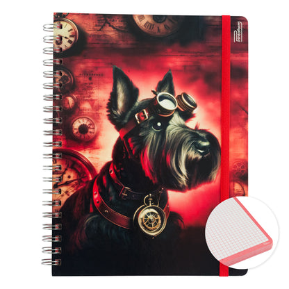 Libreta Mascotas Profesional pasta dura, 100 hojas