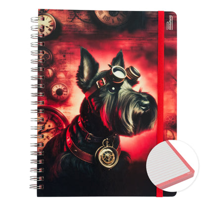 Libreta Mascotas Profesional pasta dura, 100 hojas