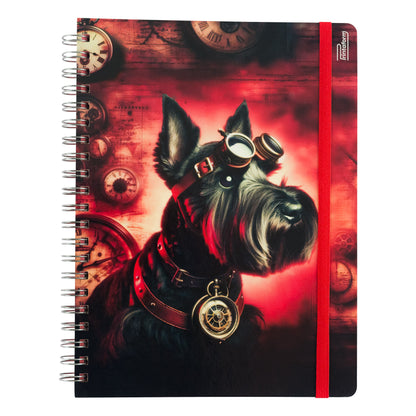 Libreta Mascotas Profesional pasta dura, 100 hojas