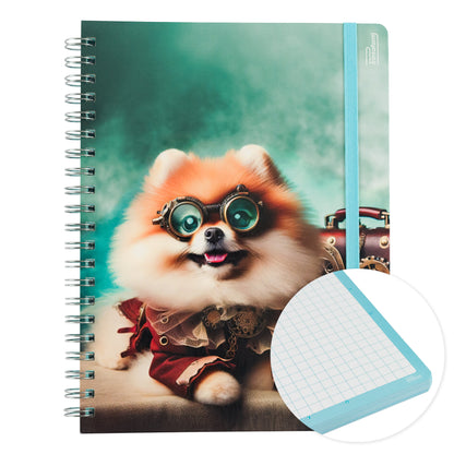 Libreta Mascotas Profesional pasta dura, 100 hojas