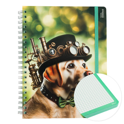 Libreta Mascotas Profesional pasta dura, 100 hojas