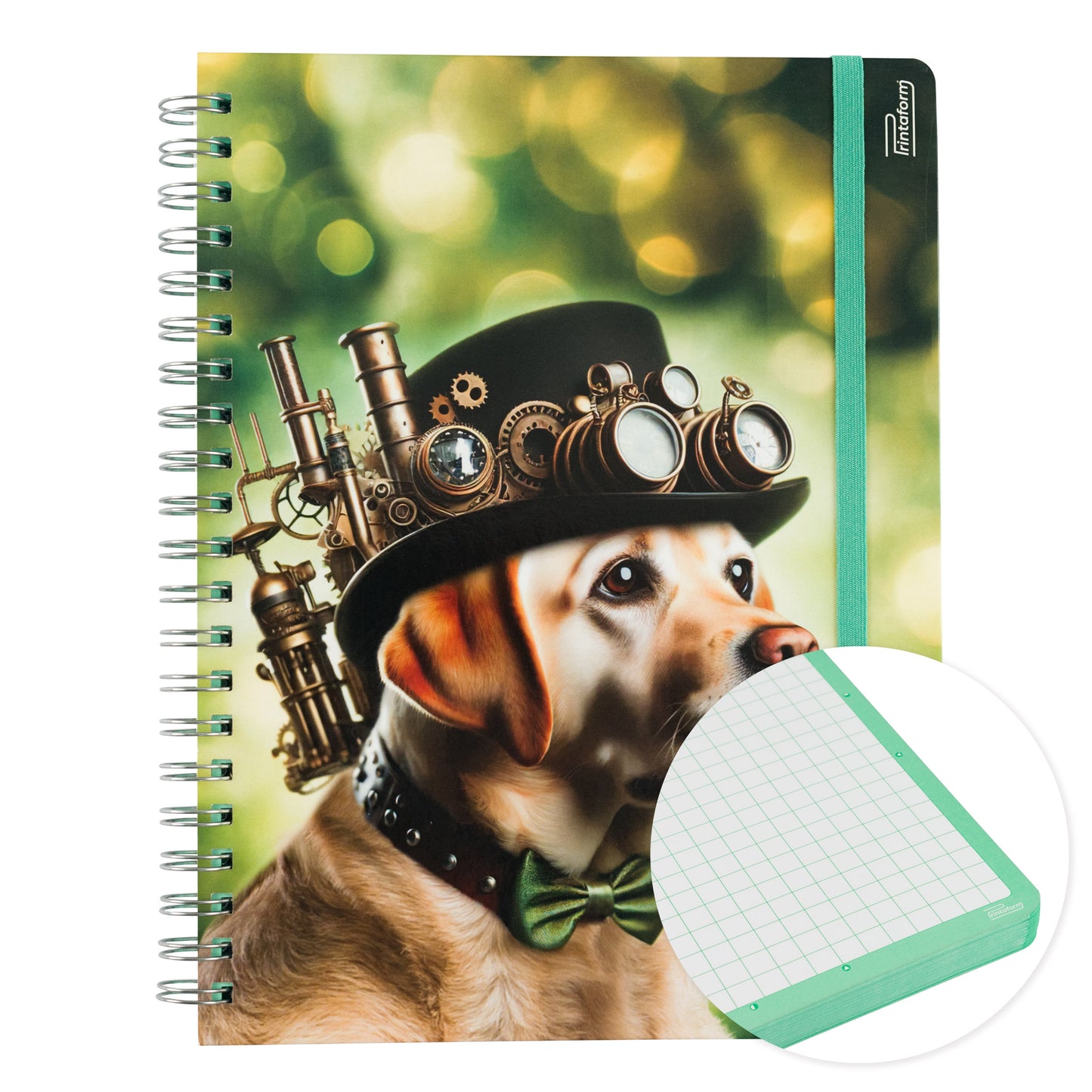 Libreta Mascotas Profesional pasta dura, 100 hojas