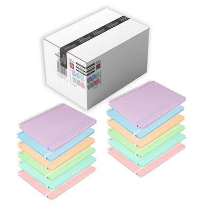 Caja de Libretas Profesional 100h, 12 piezas, pasta dura