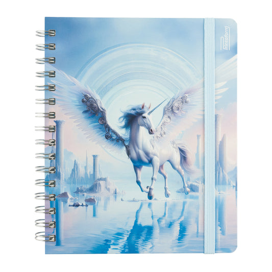 Libreta Unicornio Book, pasta dura, 100 hojas