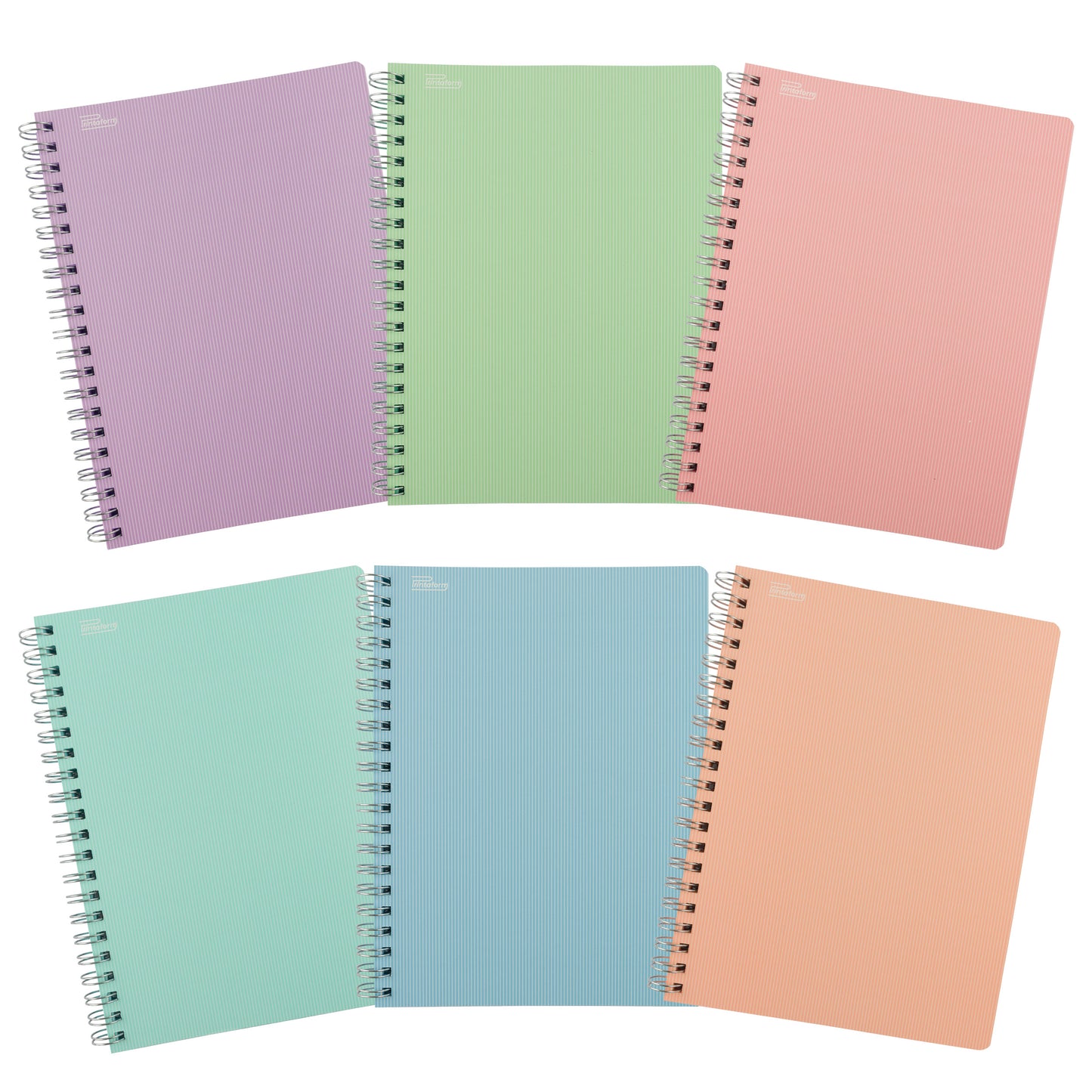 Libreta Multicolor Profesional Pastel Semirrigida, 100 hojas