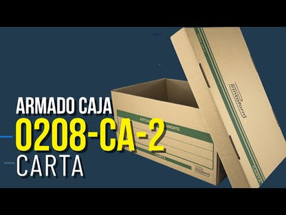 Caja para archivo de cartón