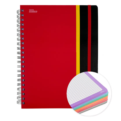 Libreta Universitaria Sport Profesional pasta dura, 200 hojas