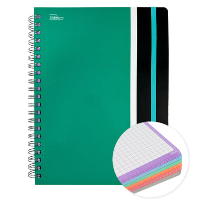 Libreta Universitaria Sport Profesional pasta dura, 200 hojas