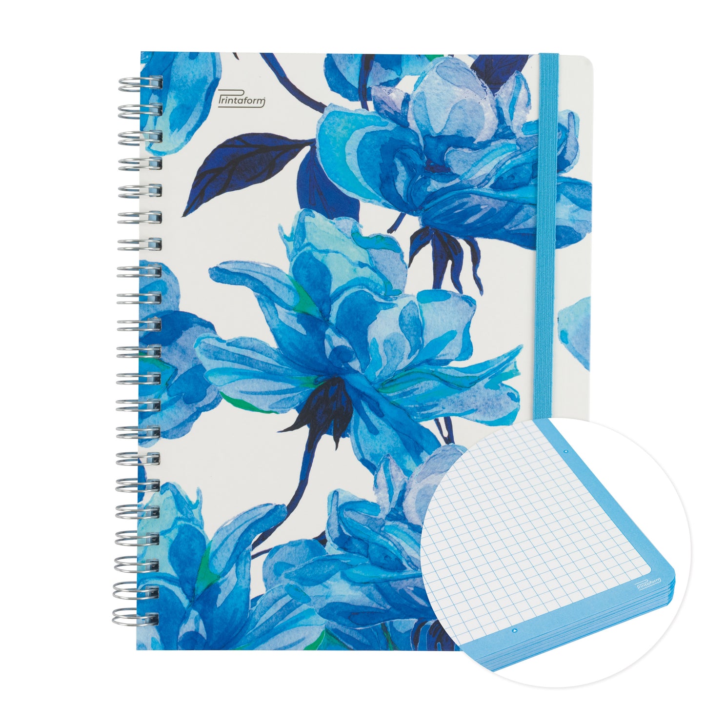 Libreta Floral Profesional pasta dura,100 hojas