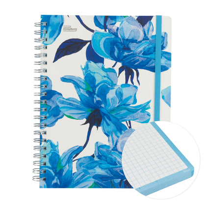 Libreta Floral Profesional pasta dura,100 hojas