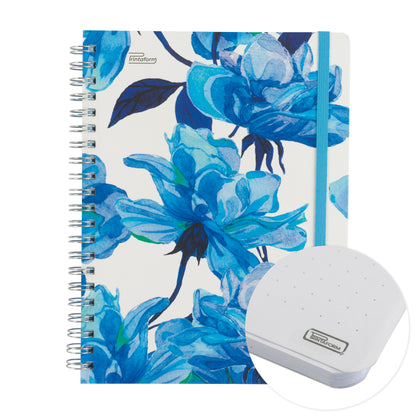 Libreta Floral Profesional pasta dura,100 hojas