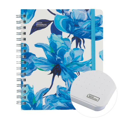 Libreta Floral Book pasta dura, 100 hojas